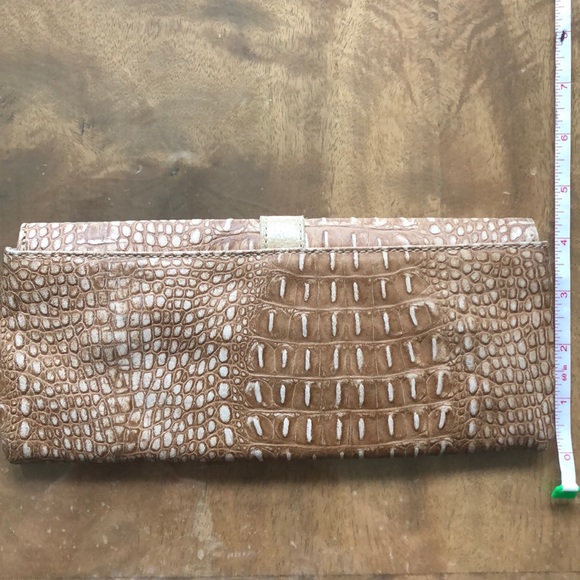 Made in Spain Ferchi Leather Snakeskin Clutch - Picture 4 of 6